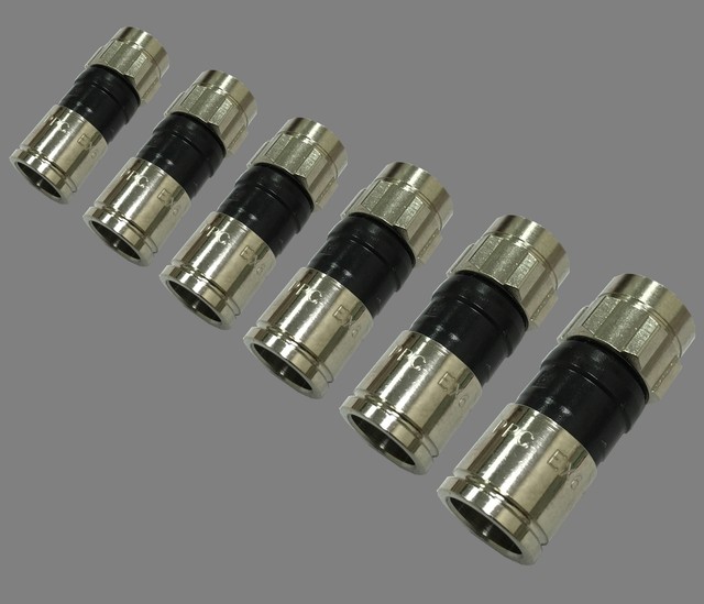 PPC EX6PLUS RG6 Connectors Compression F Quad Coax EX6 Plus Cable