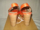 100% AUTHENTIC NEW WOMEN LOUBOUTIN MARPOLO 90 ORANGE SLINGBACKS HEELS US 9.5 — photo 4