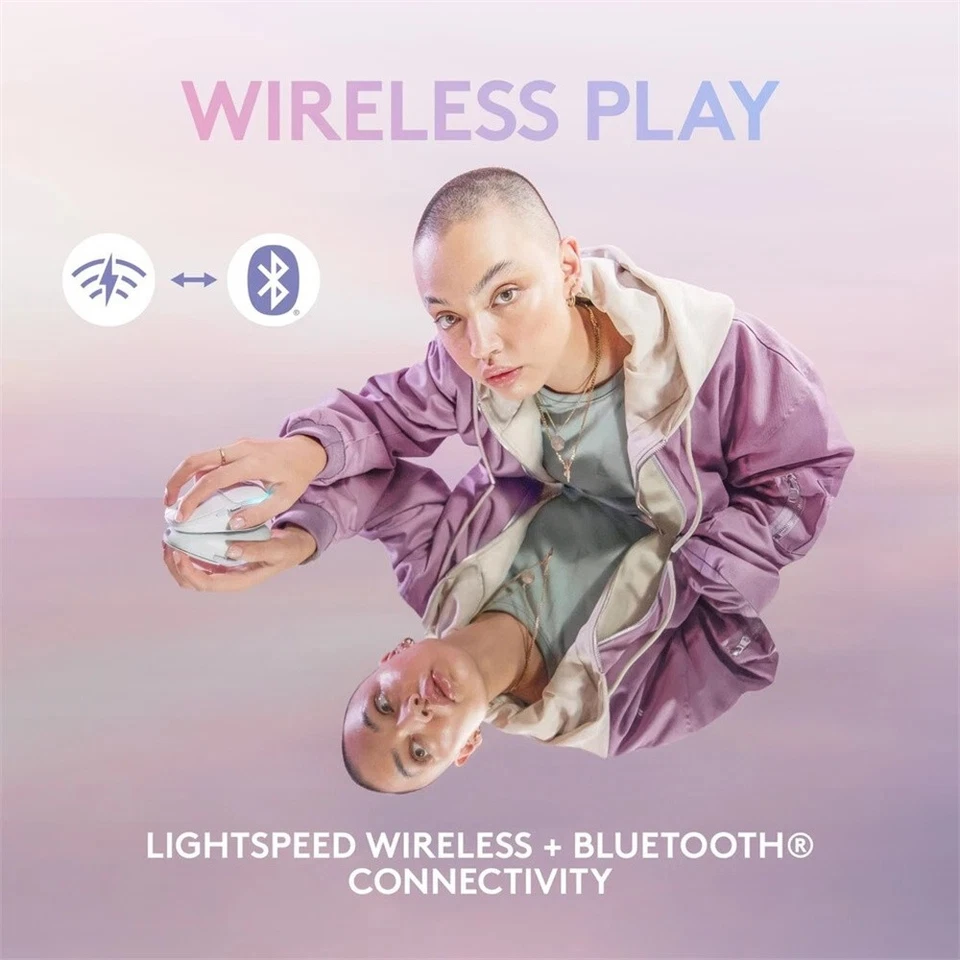 Logitech G705 Aurora Collection Wireless Bluetooth Gaming Mouse for PC Ma - Image 4 of 4