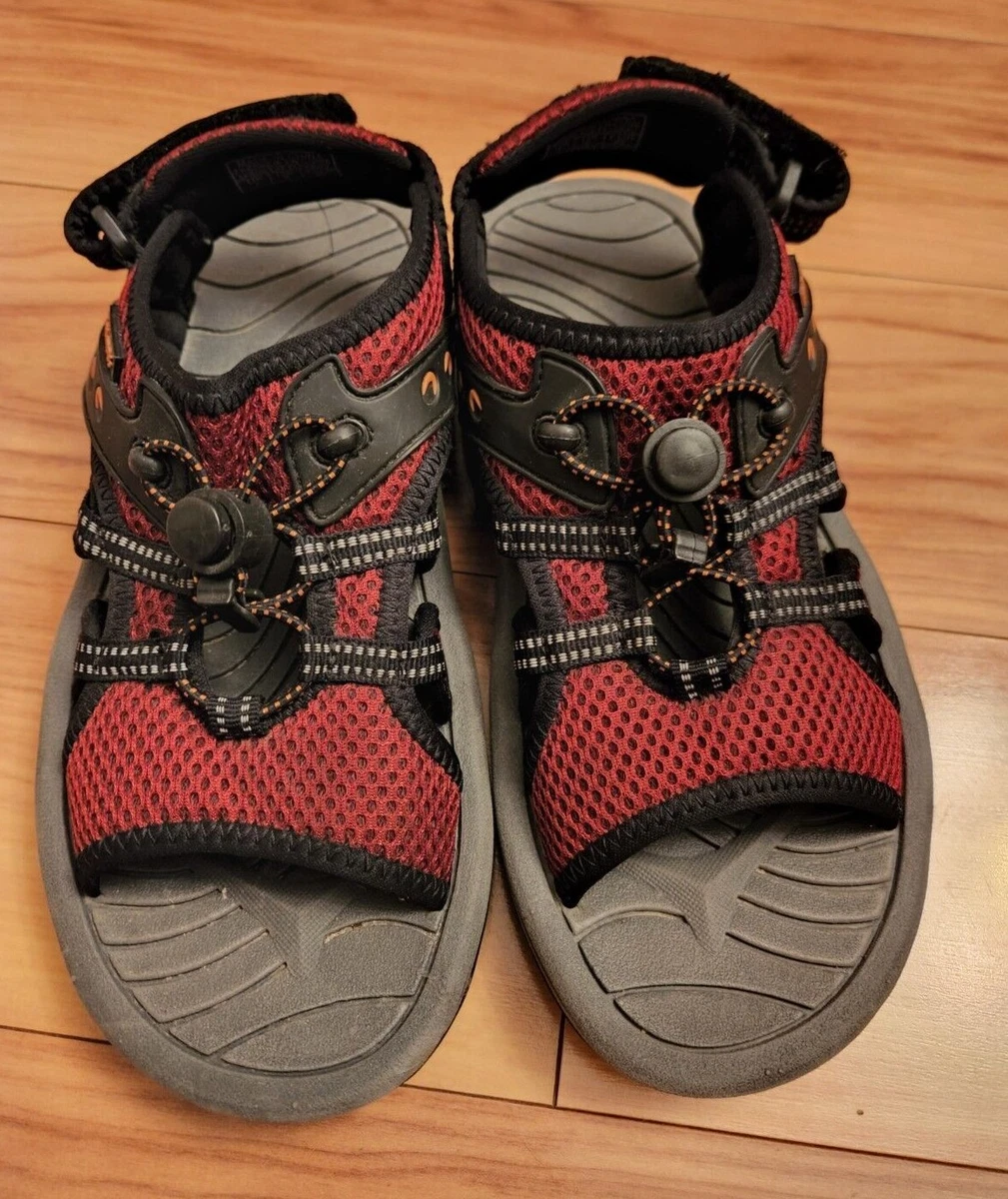 Nevados Mens Open Toe Strappy Sport Sandals Shoes Size 7 Red