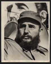 FIDEL CASTRO Communist Cuban Dictator 1971 Original Photo 8 x 10 Type 1