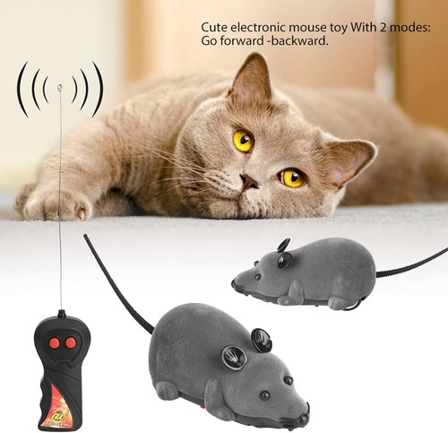 2025 New Electric Moving Mouse Cat Toys Remote Control Mouse Interactive Cat Toy - Picture 18 of 20