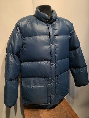 Vintage Squire Canadian Trail Goose Down Puffer Jacket Blue Vintage Squire Canadian Trail Goose Down Puffer Jacket Blue