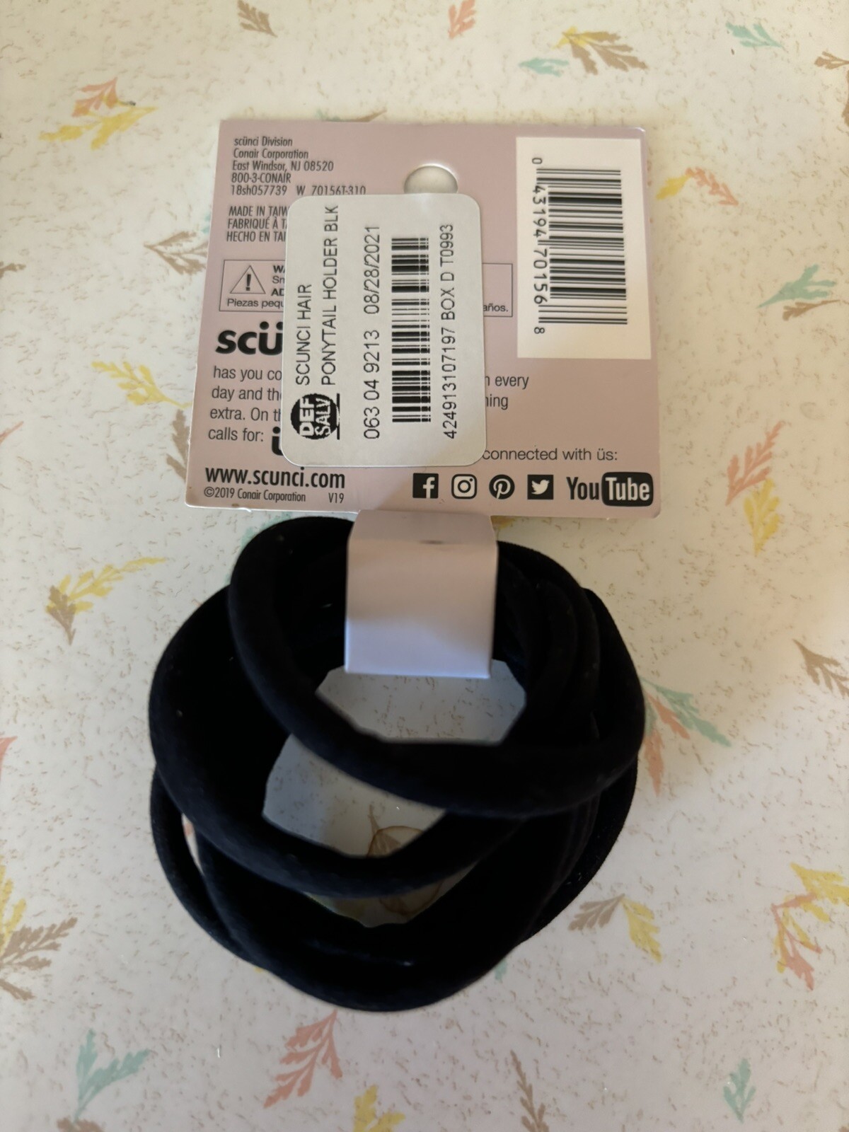 scunci Hosiery Ponytail Holder Hair Elastics 6ct New eBay