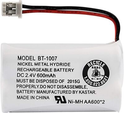 Uniden Bt1007 2.4V 500Mah Nickel Cadmium Rechargeable Cordless Phone Battery