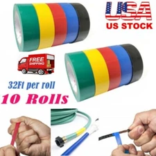 10 Roll Wire electrical Cloth Tape wiring harness car auto suv truck 32ft x 0.7"