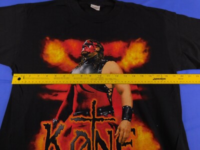 WWF KANE KISS MY ASH VINTAGE SHIRT 1998 SIZE LARGE WWE | eBay