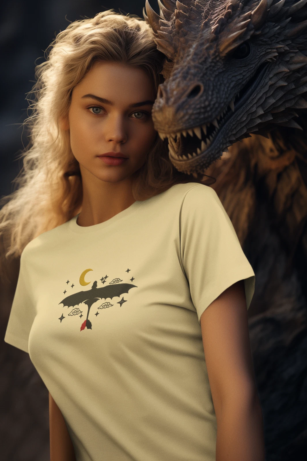 Embroidered Fantasy Dragon Unisex T Shirt, Casual Wear Hoodie And Jumper
Opens in a new window or ta
