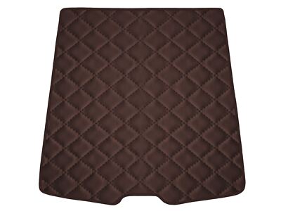 Braun Öko Leder Kofferraumteppich für Chrysler 300 C 2004-2010, Dodge Magnum 200
