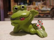 Vintage 70s Plastic Frog - Qty (1)  - Around ...