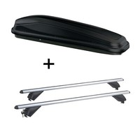 Dachbox Jueasy300L+Alu DachträGer RB003 FüR FüR Mitsubishi ASX 5TüRer Ab 10