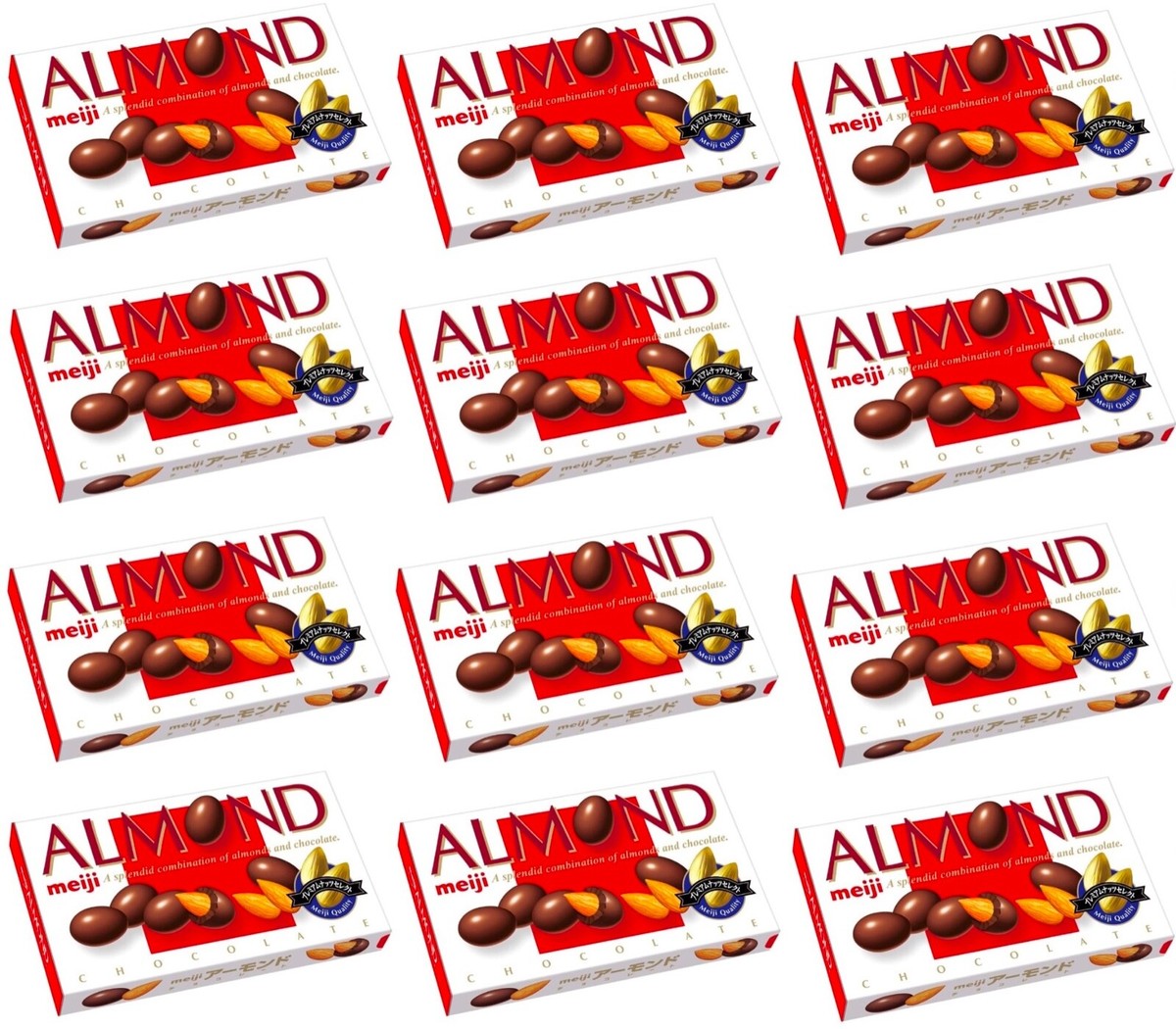 【AlmondProgress】まとめ売り MEIJI ALMOND Chocolate Crispy Crunch Nuts Sweet Candy Savory Snack