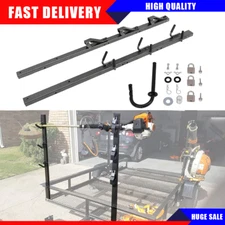 3-Place Weeder Trimmer Rack Holder for open Landscape Truck Trailer Lockable