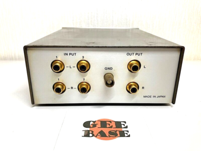 Denon AU-340 Vintage MC Step Up Transformer Head Amplifier Good