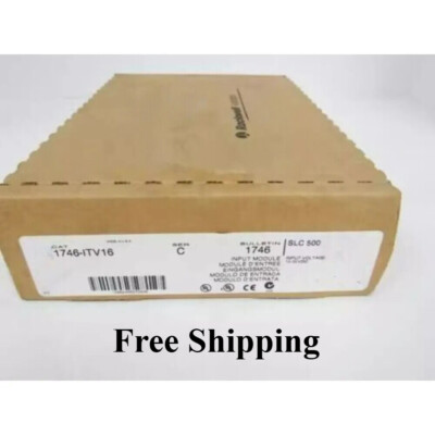 New Factory Sealed 1746-ITV16 SER C SLC 500 16 point Input Module Free Shipping