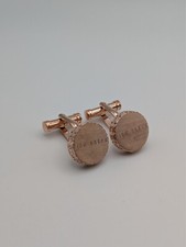 Image of New Mens Ted Baker London Copper Engraved Cufflinks No Box, Gift for Him C28