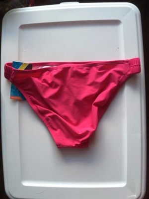 OXIDE WOMENS NWT SZ 8 Pink NYLON / SPANDEX BRIEF BATHING SUIT BOTTOMS