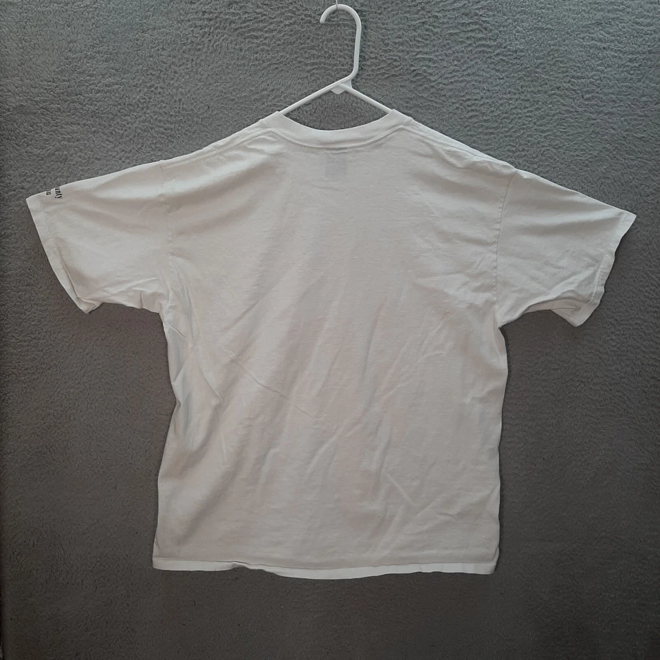 Camisa clásica vintage platino adulto extra grande blanca ropa de trabajo granja granero años 90 Foto 2 de 4