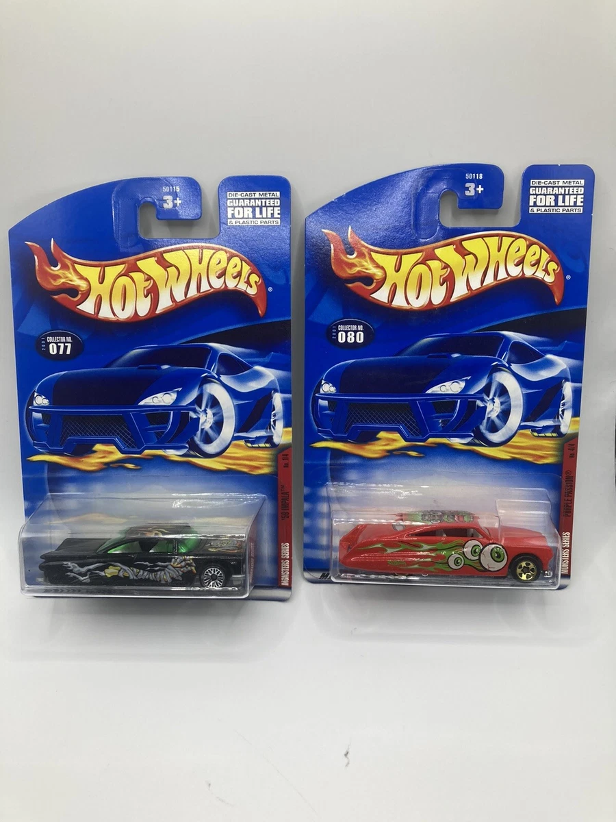 2000 Hot Wheels Monsters Series Complete Set 4 Cars 77 80 NIB Mattel