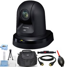Panasonic Aw-ue70 4k Integrated Day/night Ptz Indoor Camera (black) - Bundle