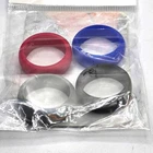 Swaga Silicone Wedding Ring for Women and Men Size 8, 9, 10 (4 Und for Bag)