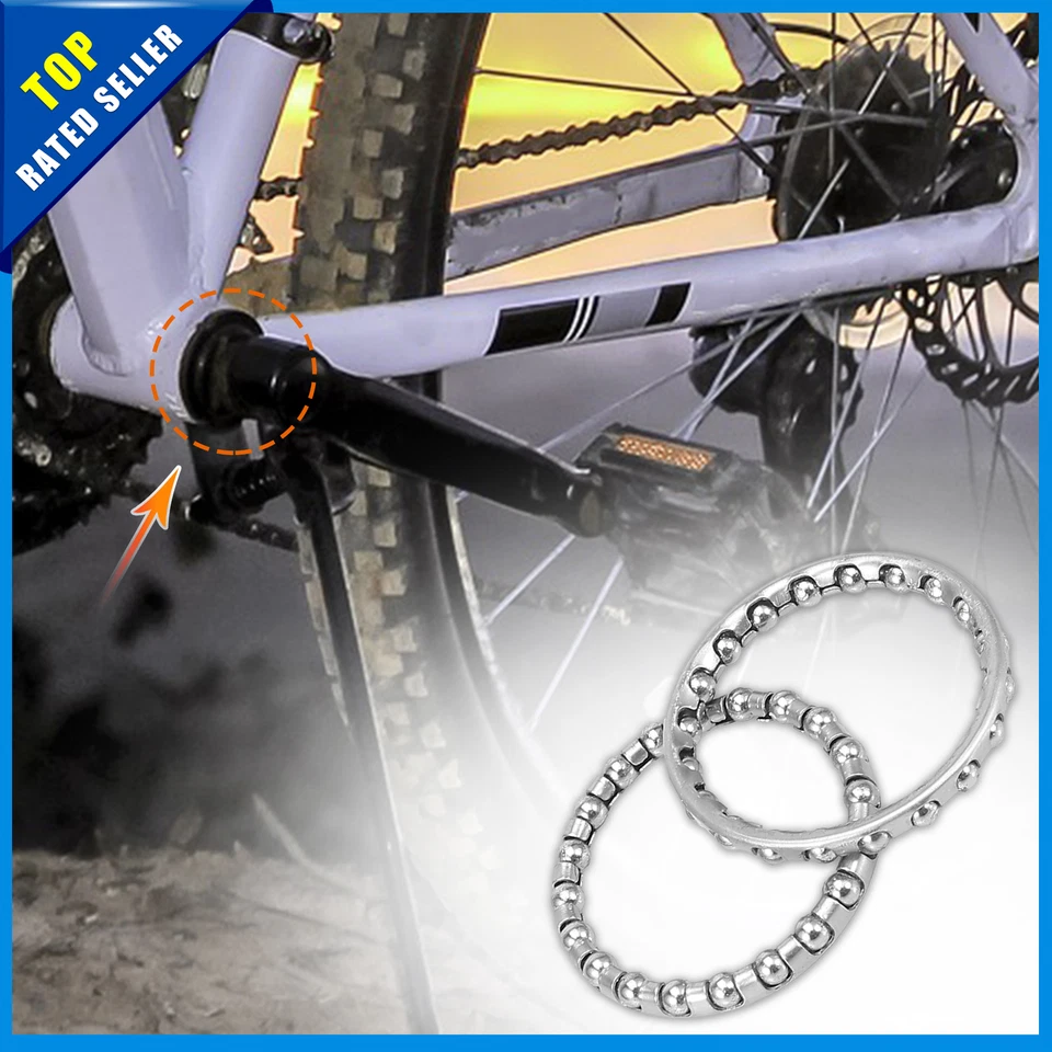 40mm x 20 Ball Bearing Cages Crank Wheel Bearing Retainer for Bicycle Pack of 10 - Image 2 of 4