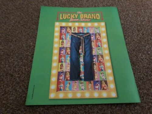 RSM29 ADVERT/PICTURE 12X10 THE LUCKY BRAND JEAN SHOW GREEN - Picture 1 of 1