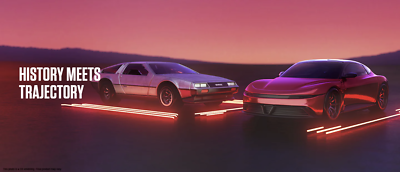 New Mattel Creations Hot Wheels x DeLorean DMC-12 & Alpha5