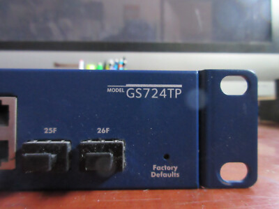 NetGear  ProSafe (GS724TP) 24-Ports External Switch Managed USED
