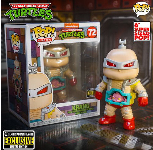 Funko Pop! Juguetes Retro Exclusivos De 6&Quot; Tmnt Teenage Mutant Ninja Turtles Krang #72