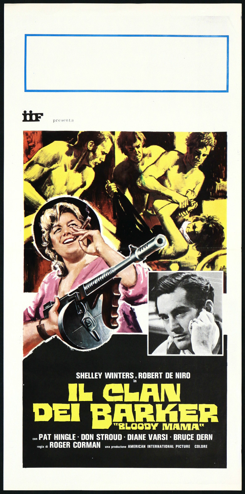 Locandina originale film Il clan dei Barker (1970) - Regia di Roger Corman