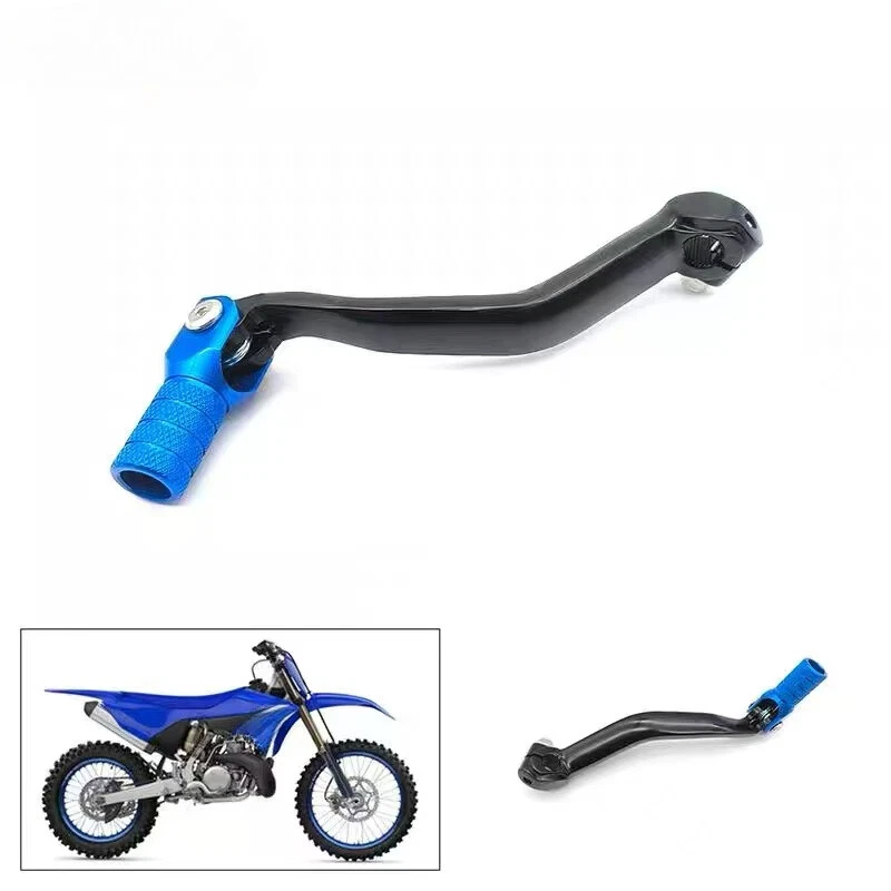 Palanca de cambios forjada azul para Yamaha YZ125 YZ250 WR250+ Foto 3 de 4