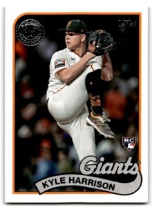 2024 Topps 1989 Baseball Kyle Harrison RC San Francisco Giants #89B-95