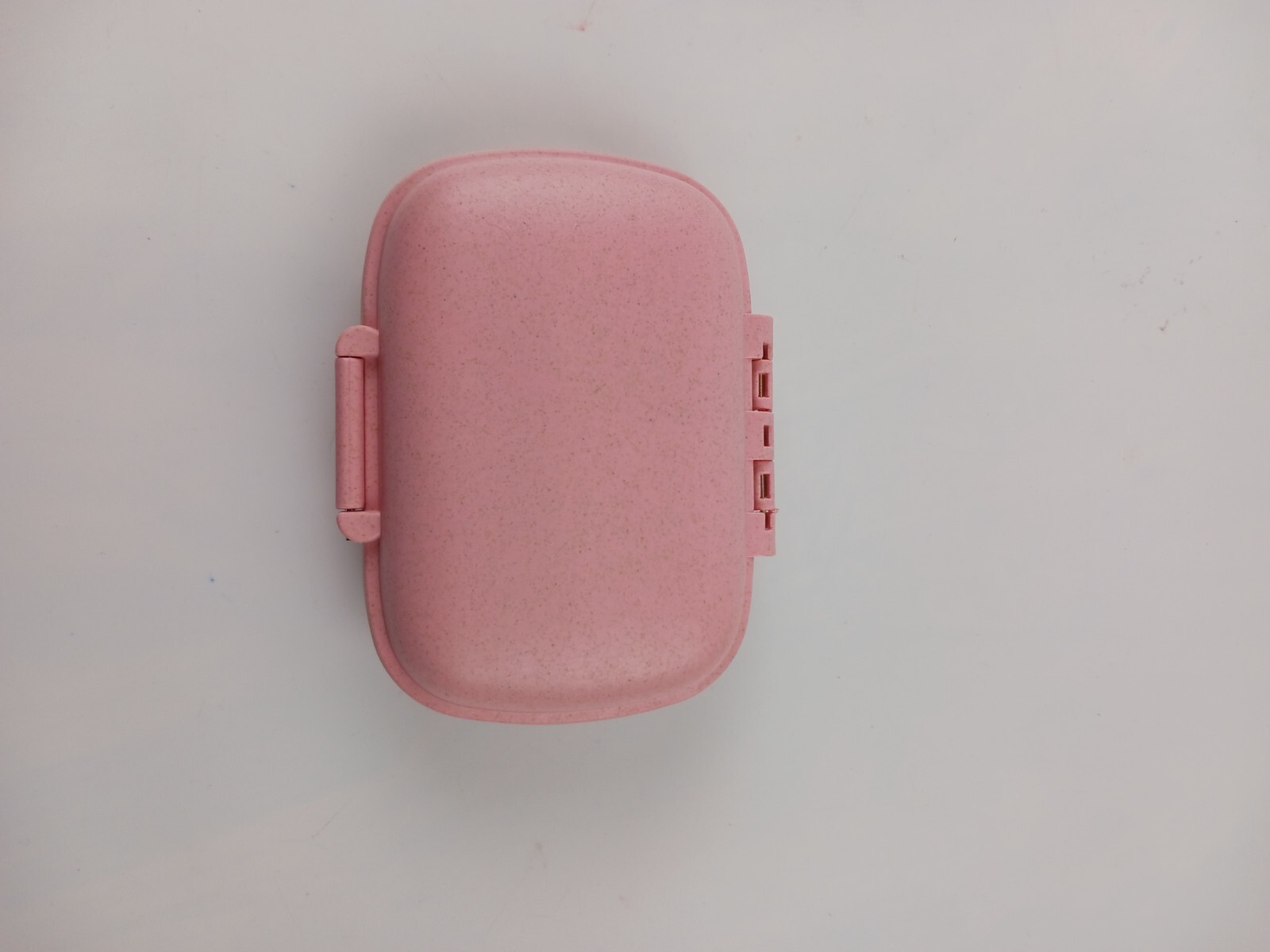 3 PACK PINK TRAVEL PILL BOX FOLD OVER WITH CLASP 8 COMPARTMENTS 6 SMALL & 2 BIG