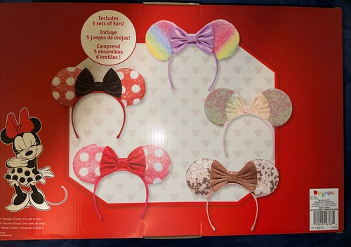 Disney Minnie Mouse Ears Headband Box Set - 5 Piece - Picture 2 of 2