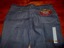 Vtg 100% Cotton Denim Jeans DEADSTOCK 40 X 35 Heavyweight Rustler/Wrangler USA
