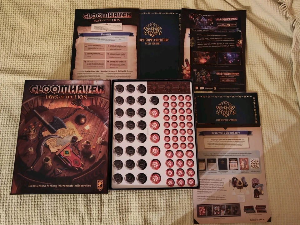 GLOOMHAVEN: JAWS OF THE LION ITA NUOVO ASMODEE CEPHALOFAIR GAMES ESPANSIONE - Immagine 3 di 3