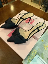 Kate Spade NY Marseille Slingback Pumps Pointed Toe Black Women 11, Tried On