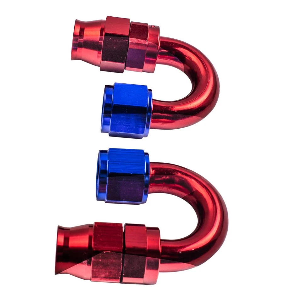 AN10 10AN Tressé Carburant Ligne Kit Raccord de ligne d'huile Kit 20FT / 6M， - Photo 3/4