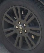2016 LR4 OE Wheel Road 19x8 14 Spoke 7 Split Spoke Black Land Rover