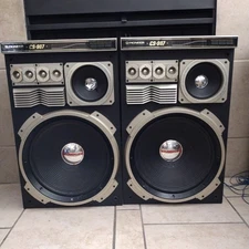 Vintage 1986 Pioneer CS-907 Floor Speaker System 4-Way, 7 Drivers Dynamic - READ