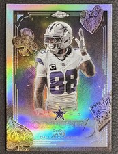 2025 Topps Chrome Football Ceedee Lamb Fortune Refractor Dallas Cowboys F15-9