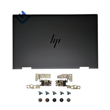 New LCD Back Cover  Hinges For HP ENVY X360 15-EW 15T-EW 15-EY 15-ey0013dx Gray