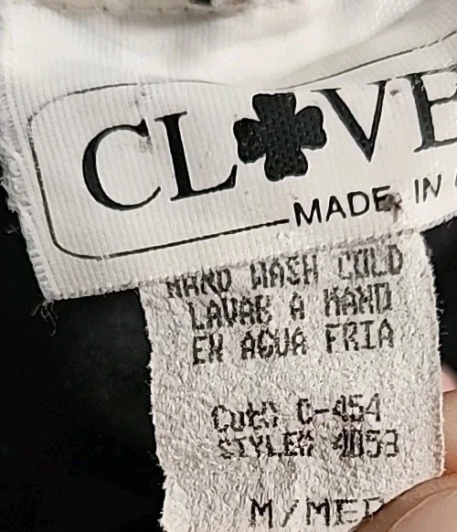 Vestido de mujer Clover hasta el tobillo blanco y negro talla mediana Foto 3 de 4