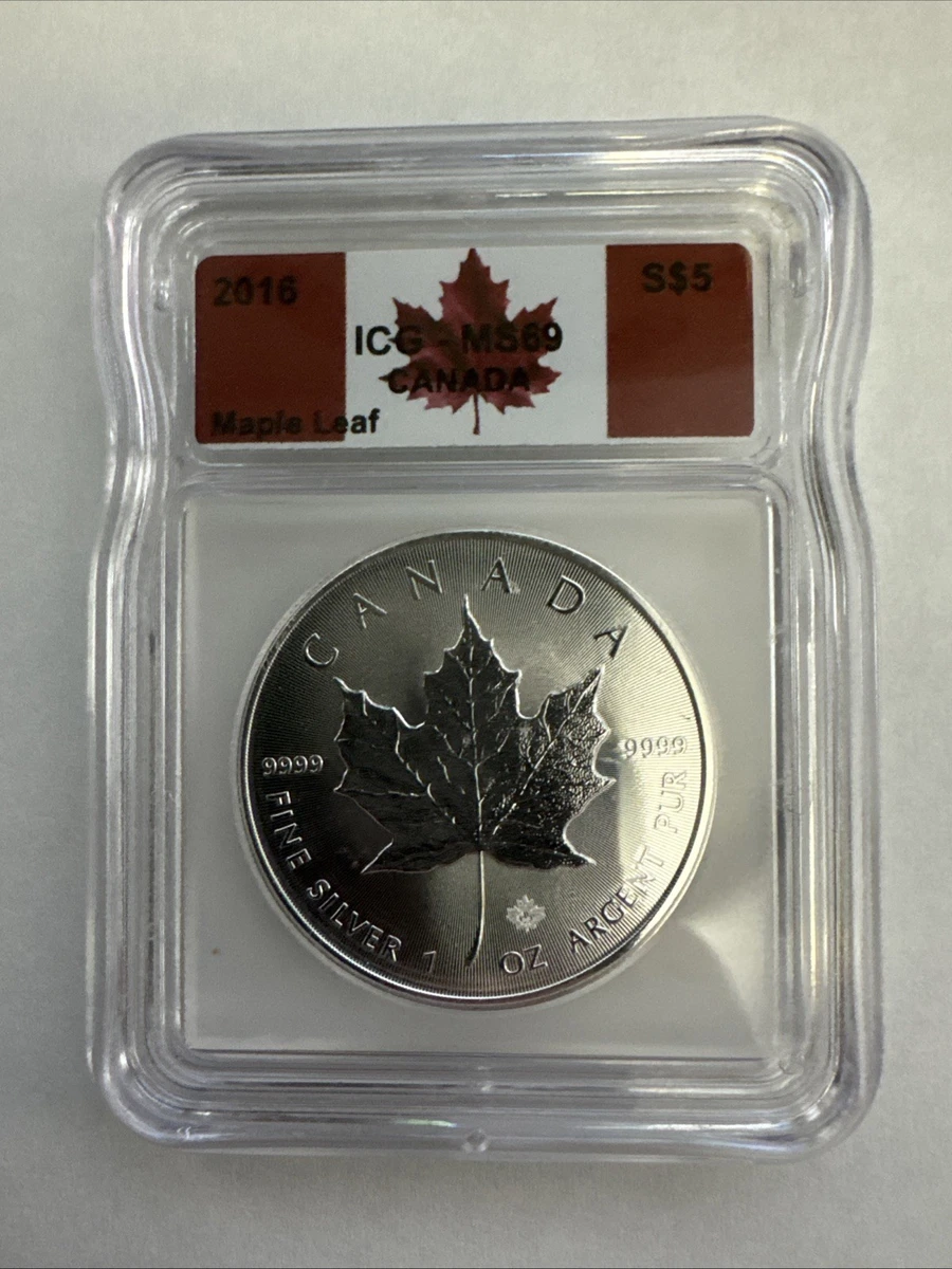 Canadian Maple Leaf MS 69 Silver Bullion Coins for sale | eBay
