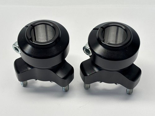 Rear Kart Hubs 25mm x 62mm A Pair (Short) BLACK Karting Cadet Honda Kart / kart - Picture 3 of 5