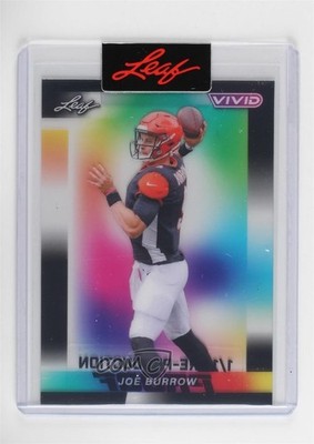 2024 Leaf Vivid Pre-Production Proof Black Clear 1/1 Joe Burrow #56 1d0j
