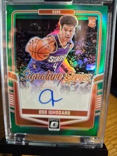 2024-25 Donruss Optic Oso Ighodaro green Signature Series /49 Phoenix Suns