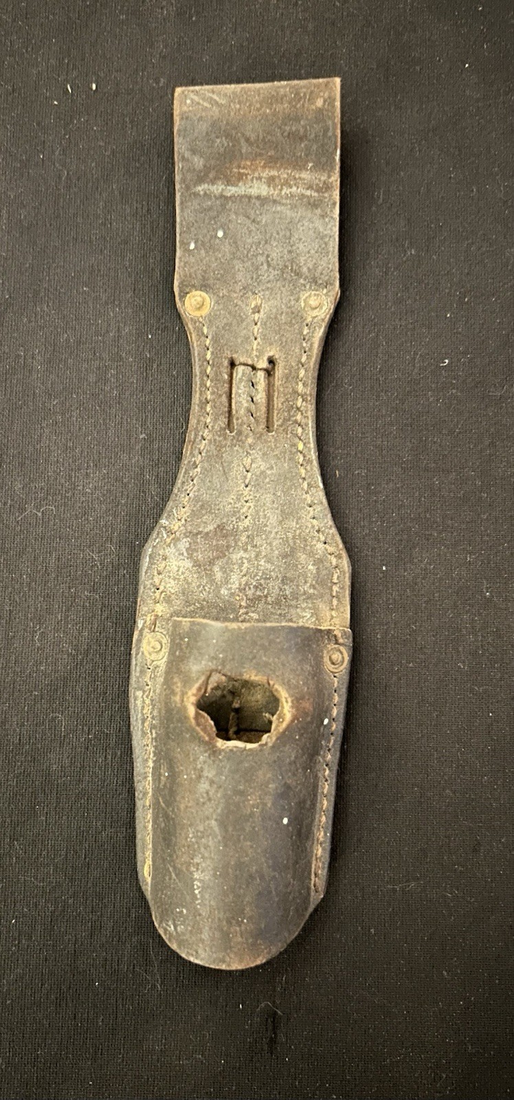 German Germany WW2 1940 Dated Mauser K98 Bayonet Leather Frog