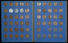 1941-1958 Wheat Lincoln Penny Cent Set Wwhitman Folder
